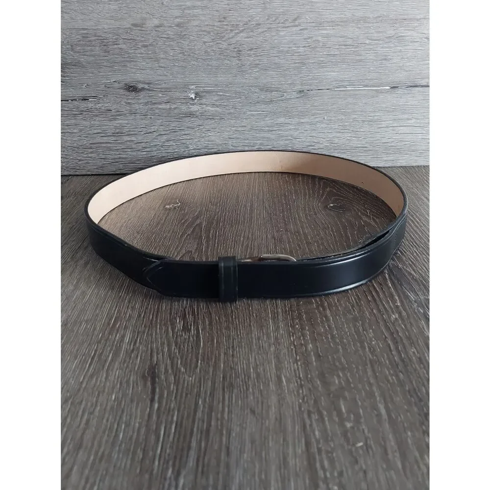 Black Leather Men’s Ranger Belt 38